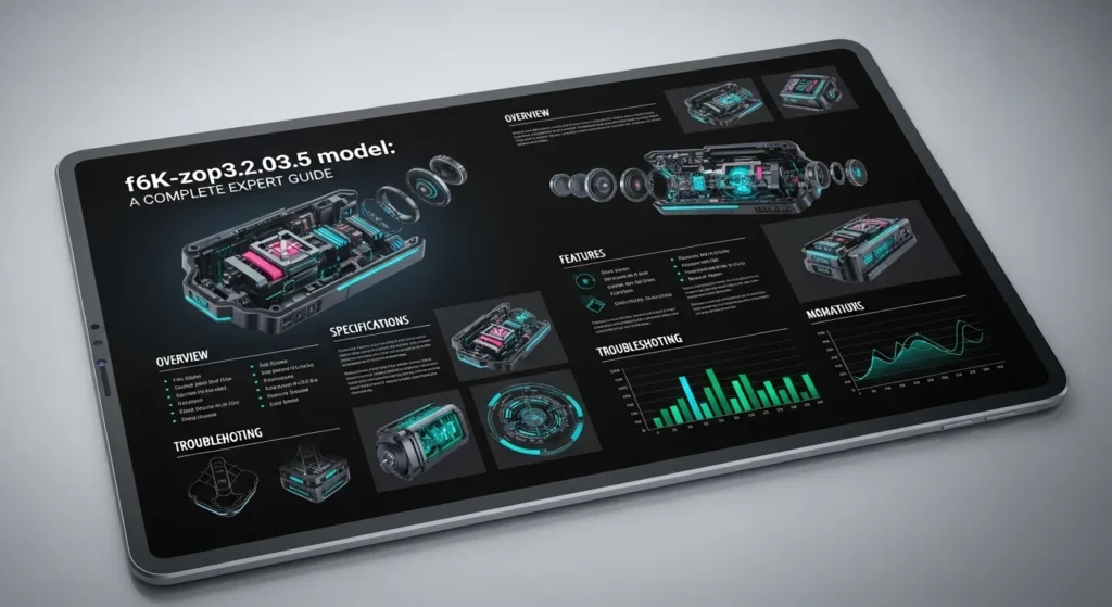Unleashing the Potential of the f6k-zop3.2.03.5 Model: A Game Changer in Technology